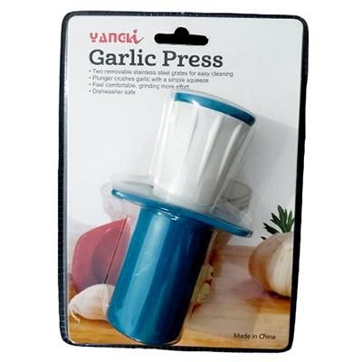 Multi-Functional Mini Garlic Chopper Press - Red