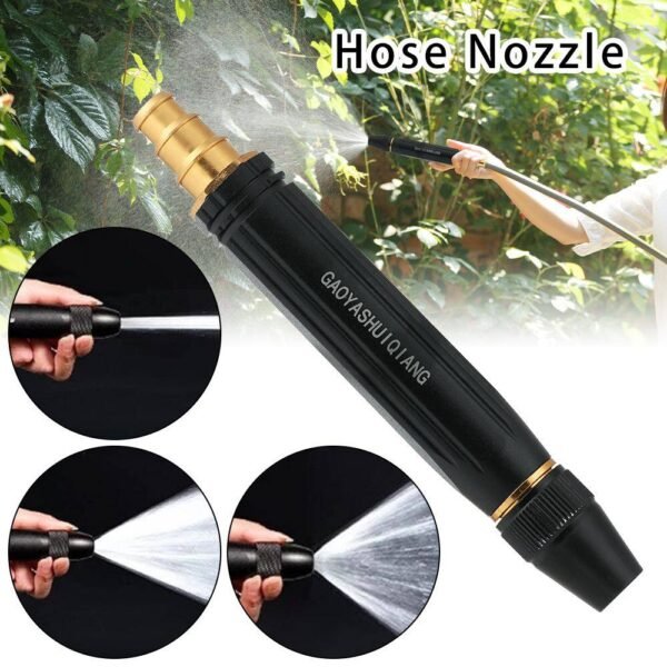 Original Metal Portable Water Sprayer Nozzle High Pressure For Garden & Car Washing