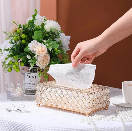 Crystal Stones Tissue Box - Goal Moti