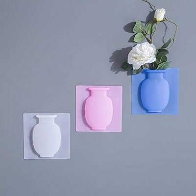 Magic Silicone Sticky Flower Vase - 1Pcs