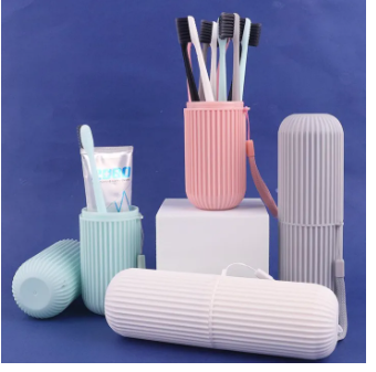 1Pcs Portable Toothbrush Case Toothpaste Cup Holder Protect Storage Box Travel Organizer Storage Cover Travel Toothbrush Holder Case