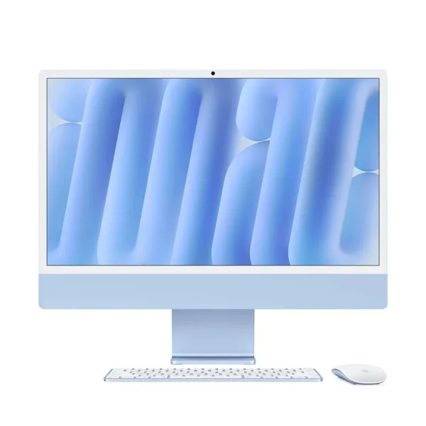 Apple iMac MD2T4 24" M4 Chip 10-Core CPU, 10-Core GPU, 24GB Memory, 512GB SSD, 4.5K Retina Display, Magic Keyboard, Magic Mouse, macOS, Blue