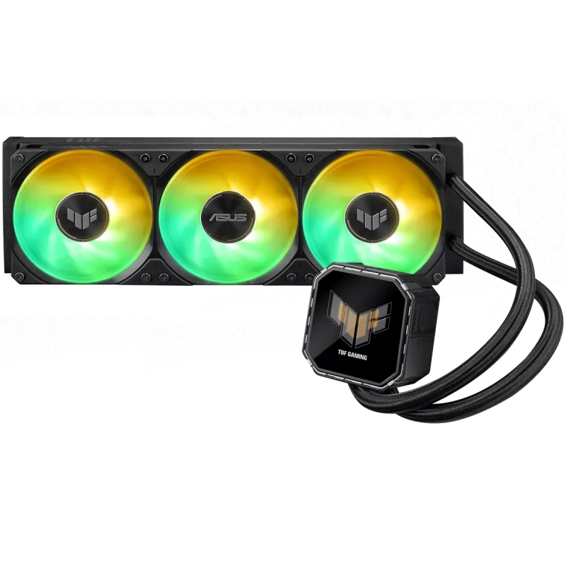 Asus Tuf Gaming LC III 360 ARGB LCD AIO Liquid CPU Cooler – Pre-Installed & Integrated Triple Fans, - Image 3