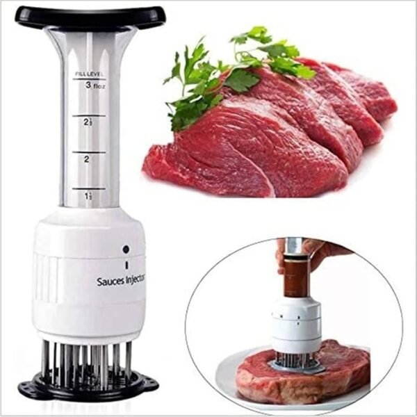 Meat Tenderizer and Marinade Flavor Sauce Injector