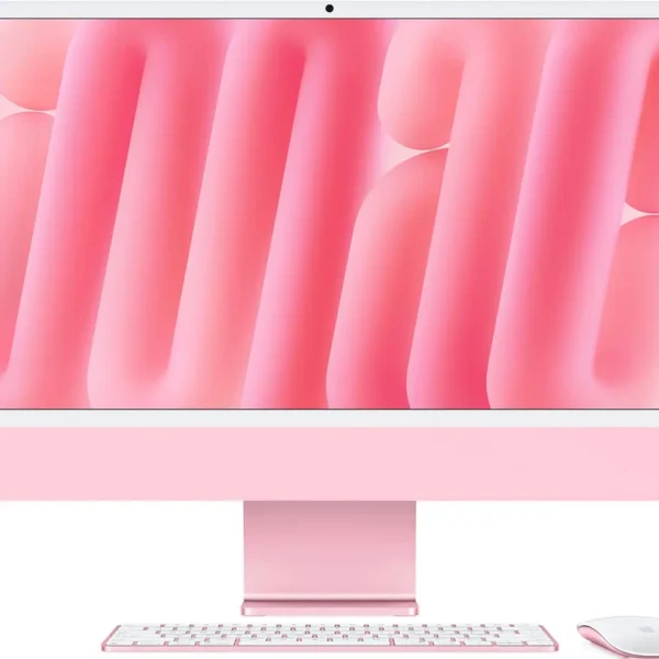 Apple iMac 24 MWV43 Apple M4 Chip, 16GB Memory, 256GB SSD, 24" Retina Display, macOS, Pink